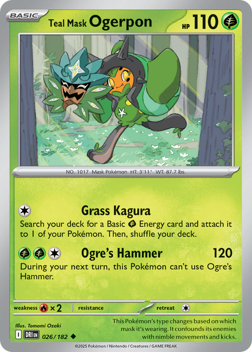 Teal Mask Ogerpon - 26/182