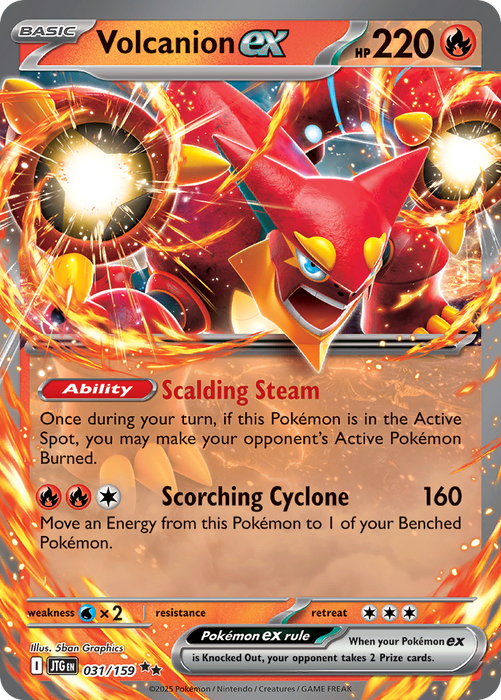 Volcanion ex - 31/159
