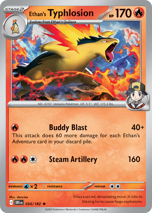 Ethan's Typhlosion - 34/182