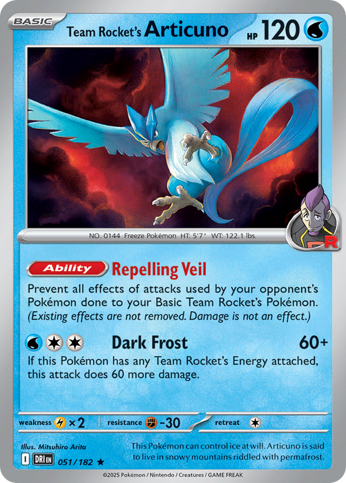 Team Rocket's Articuno - 51/182