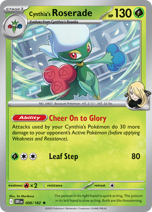 Cynthia's Roserade - 8/182