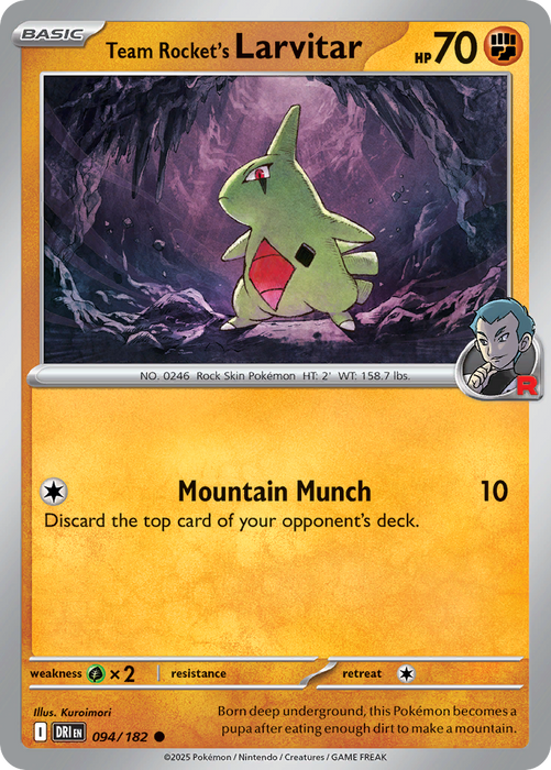 Team Rocket's Larvitar - 94/182