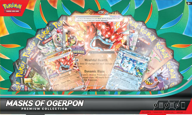 Pokemon TCG: Masks of Ogerpon Premium Collection Box (Pre-Order)