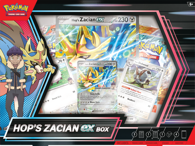 Pokemon TCG: Hops' Zacian ex Box