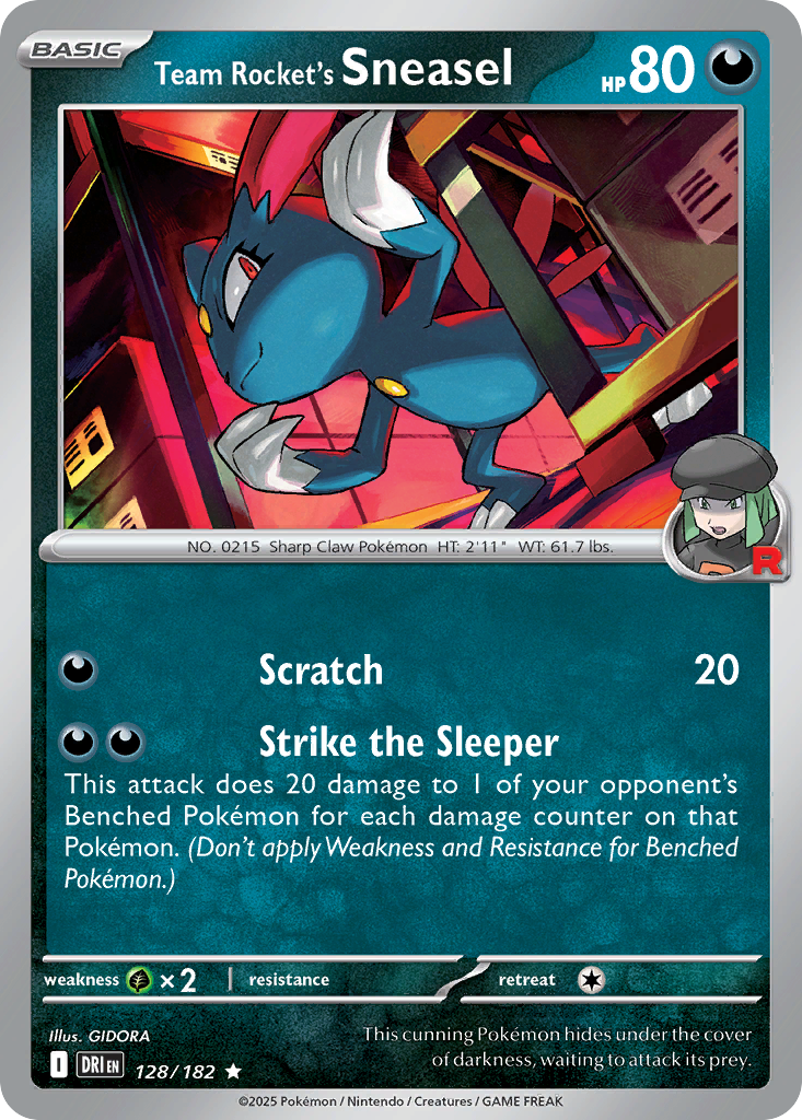 Team Rocket's Sneasel - 128/182