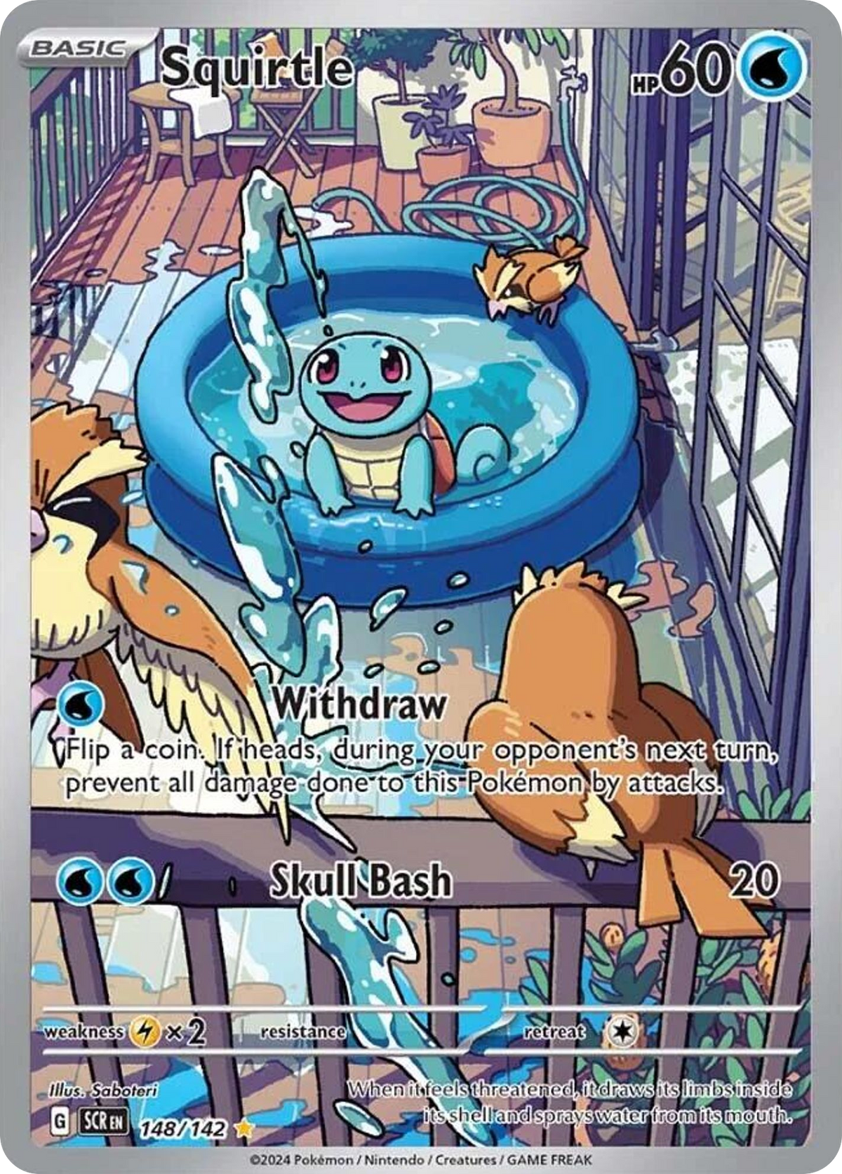 Squirtle - 148/142 — Card Board Gaming