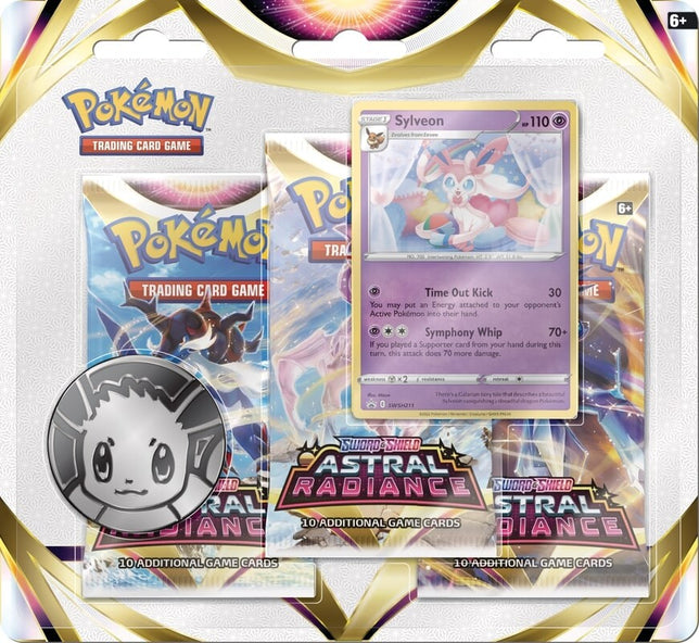 Pokemon TCG: Sword & Shield: Astral Radiance - 3-Pack Blister