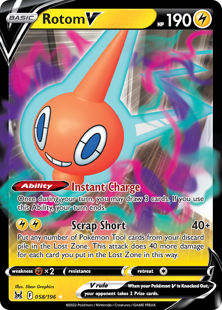 Rotom V - 58/196
