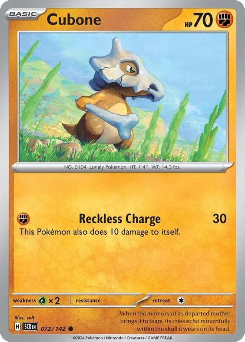 Cubone - 72/142