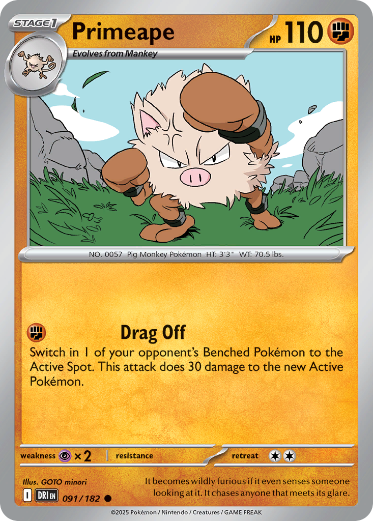 Primeape - 91/182
