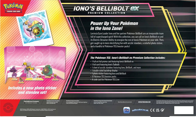 Pokemon TCG: Iono’s Bellibolt ex Premium Collection Box