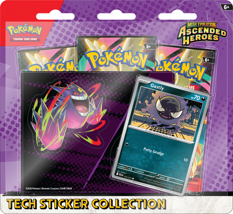 Pokemon TCG: Mega Evolution - Ascended Heroes Tech Sticker Collection