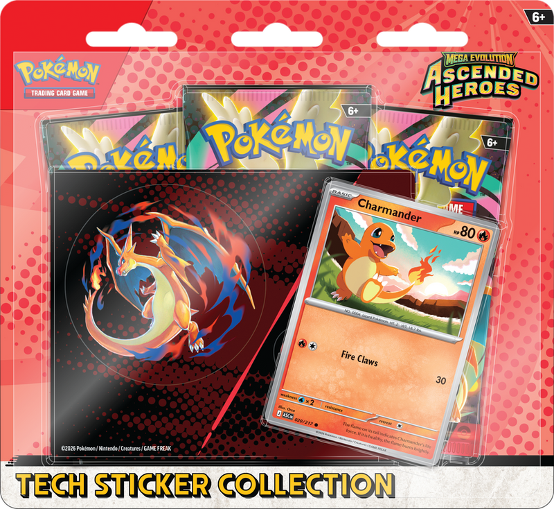 Pokemon TCG: Mega Evolution - Ascended Heroes Tech Sticker Collection