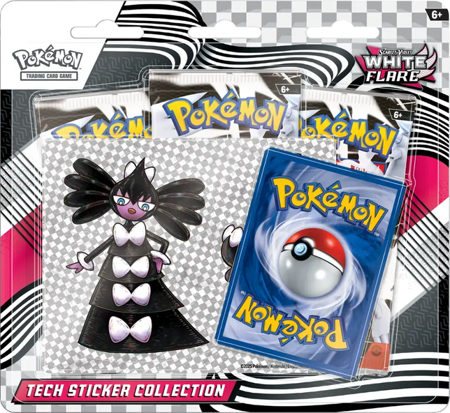 Pokemon TCG: Prismatic Evolutions Tech Sticker Collection Card Board Gaming Pokemon TCG: Prismatic Evolutions Tech Sticker Collection Card Board Gaming