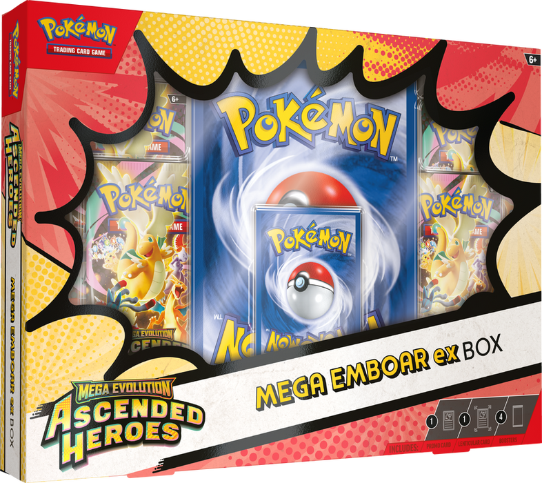 Pokemon TCG: Mega Evolution - Ascended Heroes Mega ex Box (Pre-Order Apr 24)