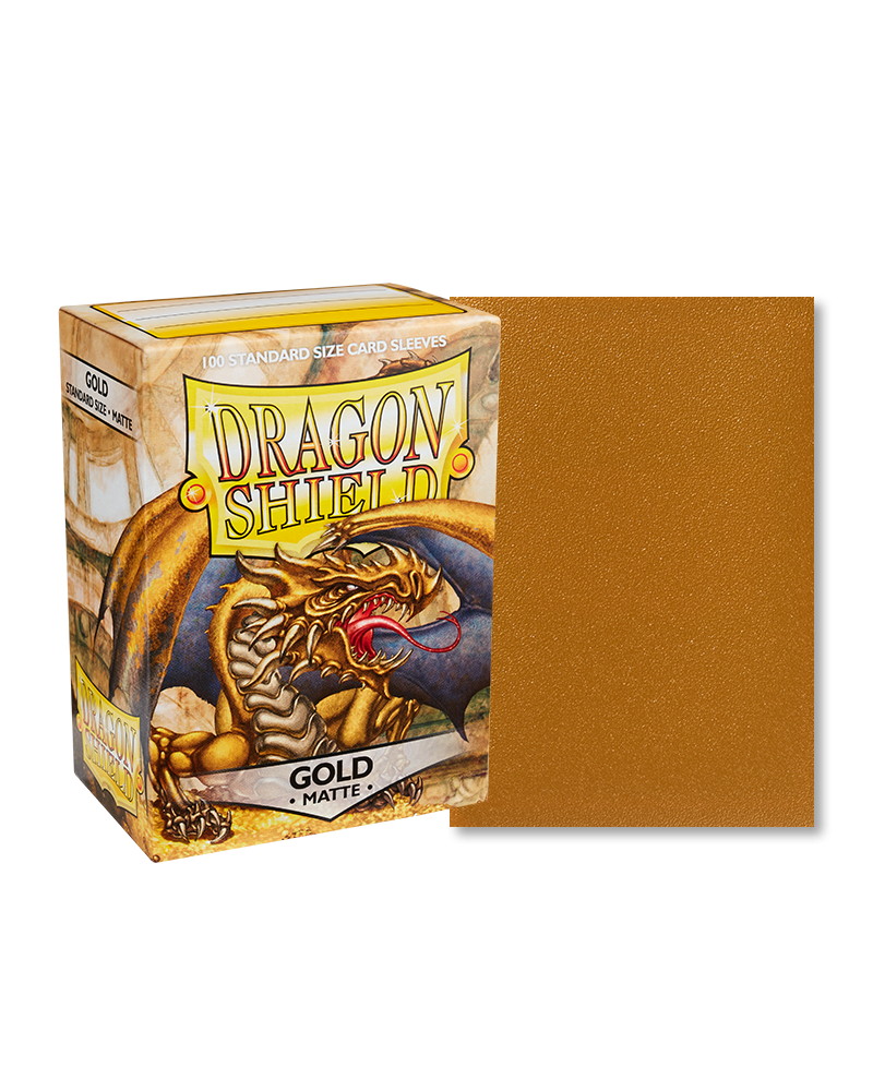 Dragon Shield - Matte Gold - 100ct