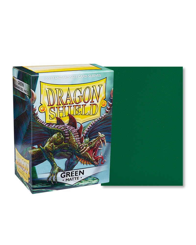 Dragon Shield - Matte Green - 100ct
