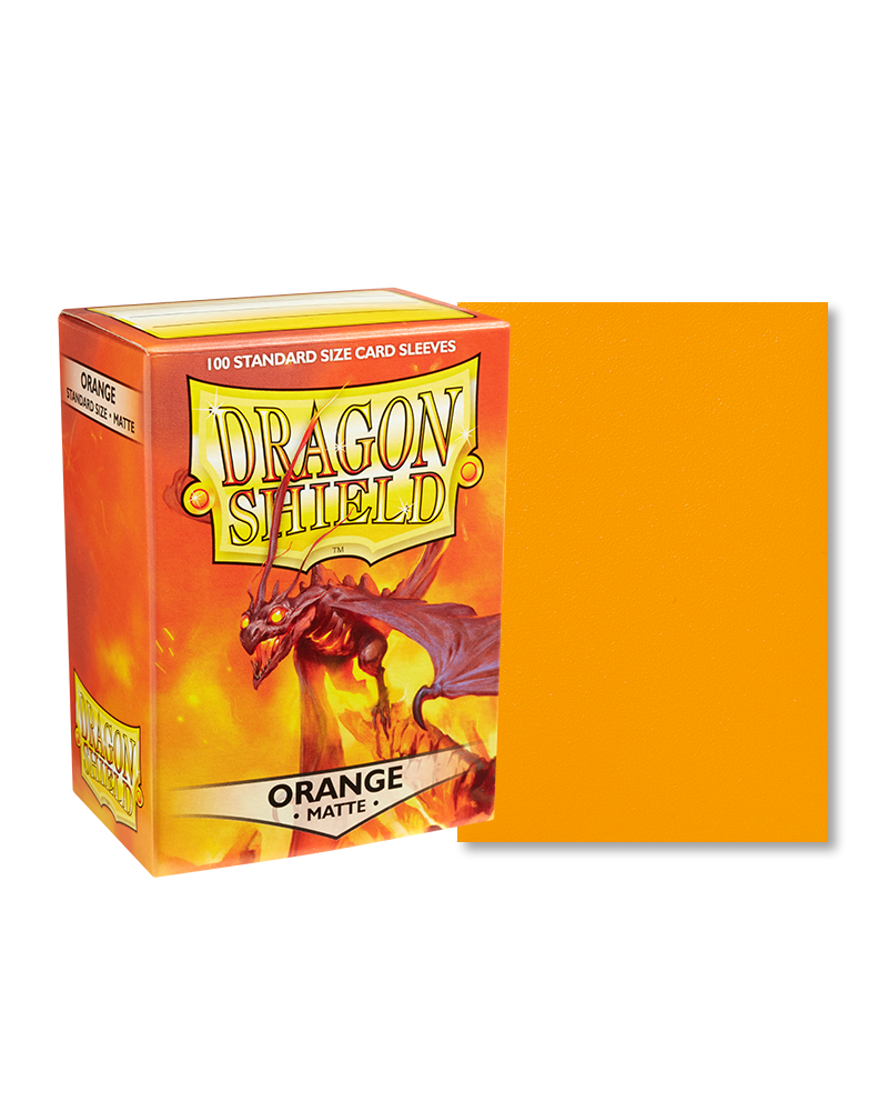 Dragon Shield - Matte Orange - 100ct