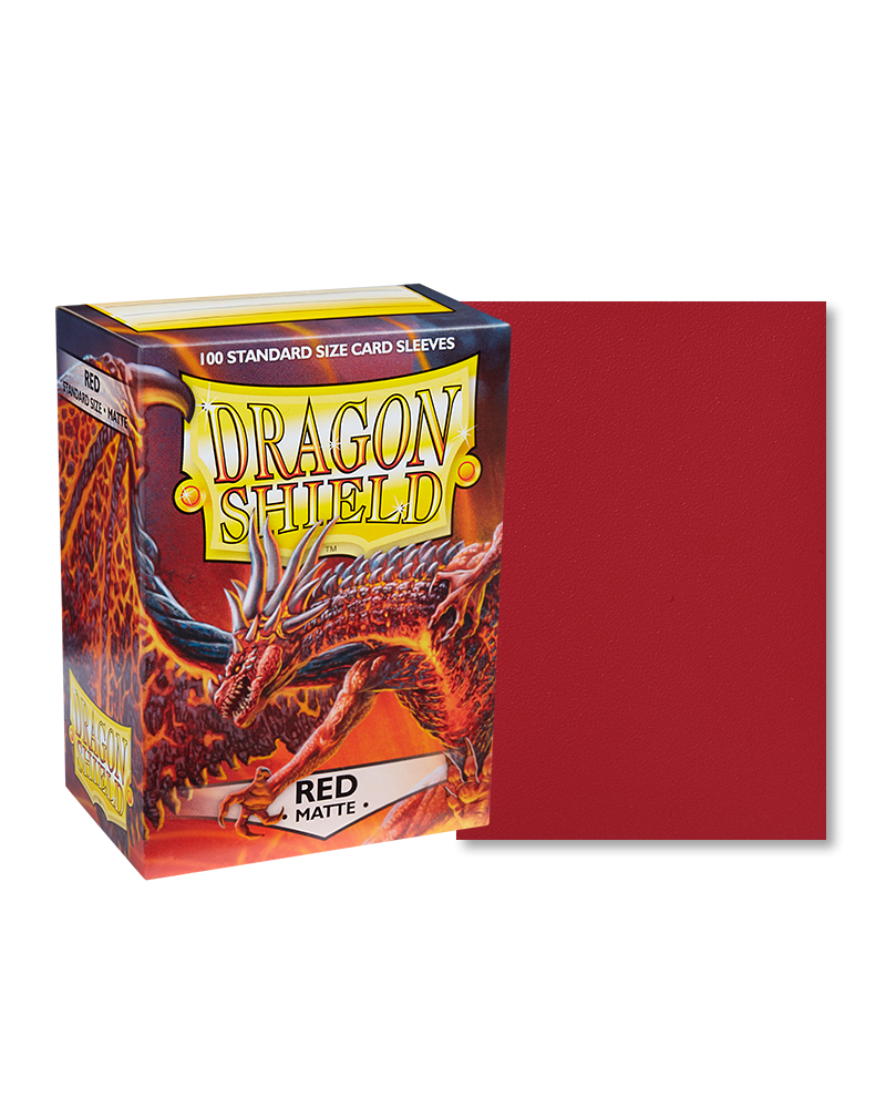 Dragon Shield - Matte Red - 100ct