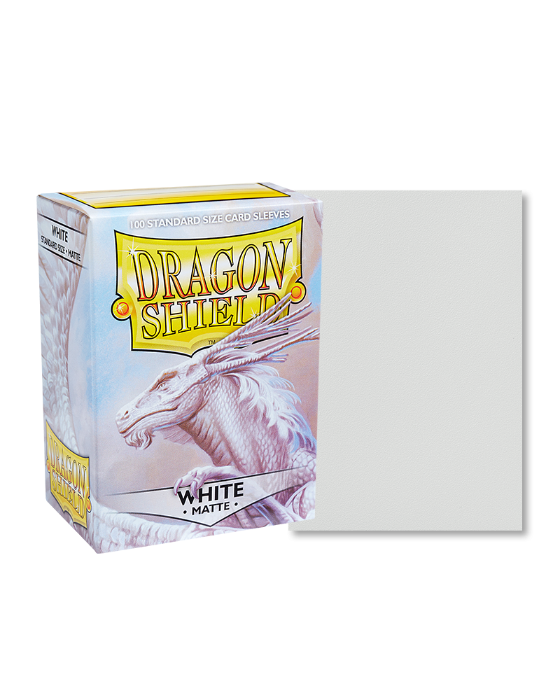 Dragon Shield - Matte White - 100ct