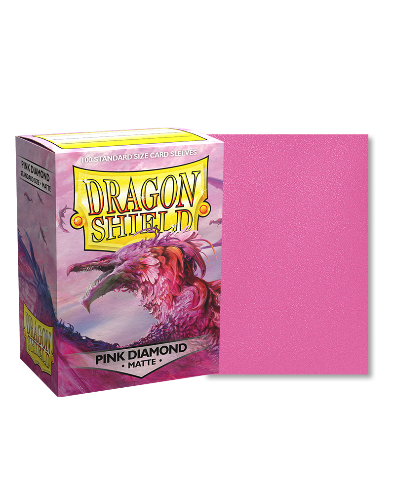 Dragon Shield - Matte Pink Diamond - 100ct