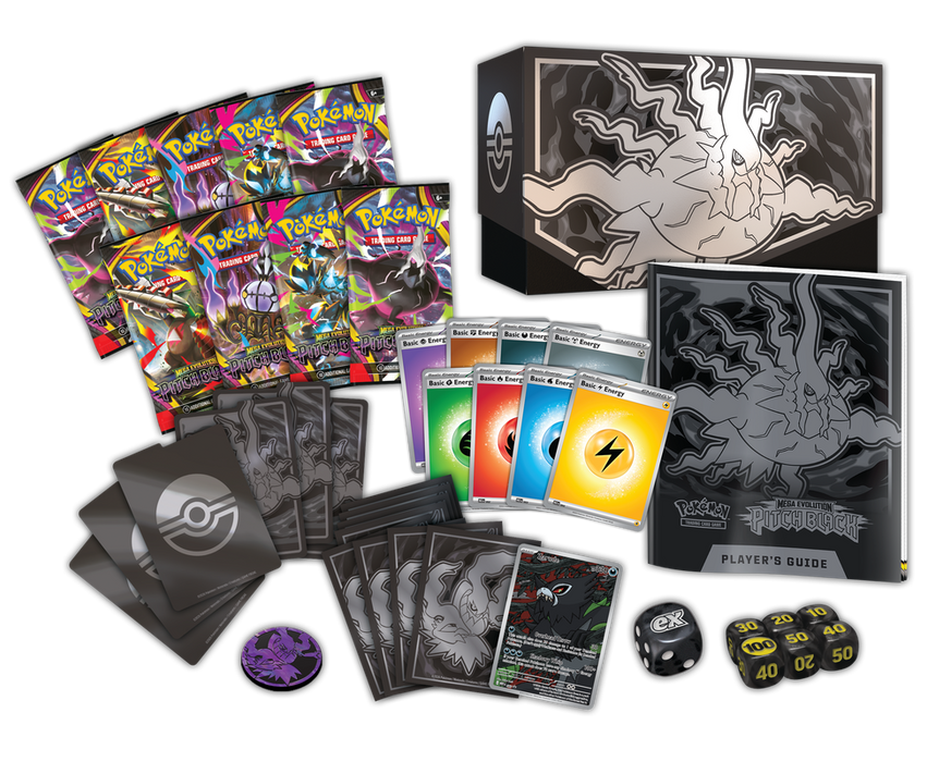 Pokemon TCG: Mega Evolution - Pitch Black - Elite Trainer Box (Pre-Order July 17)