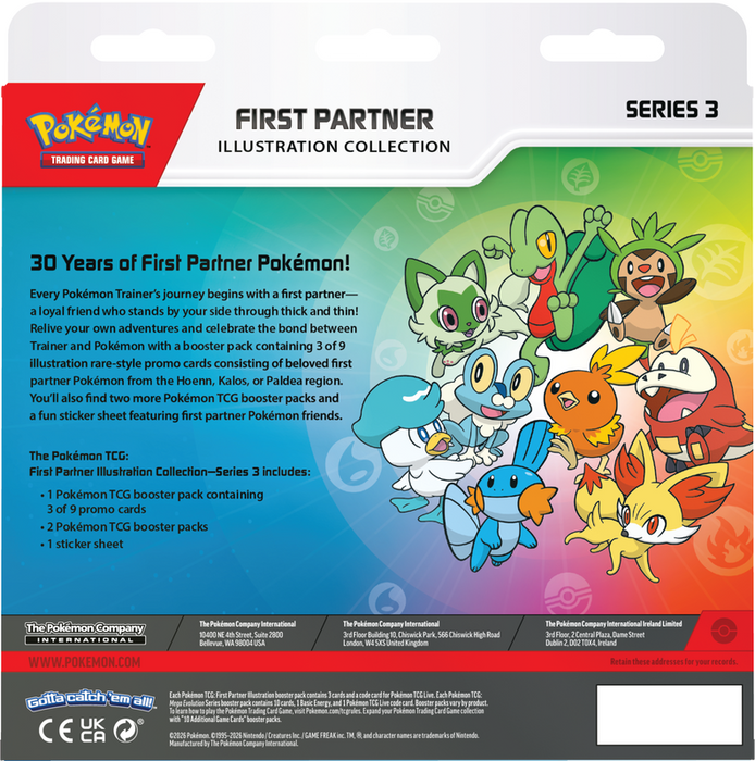 Pokemon TCG: First Partner Illustration Collection Series 3