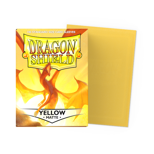 Dragon Shield - Matte Yellow - 100ct
