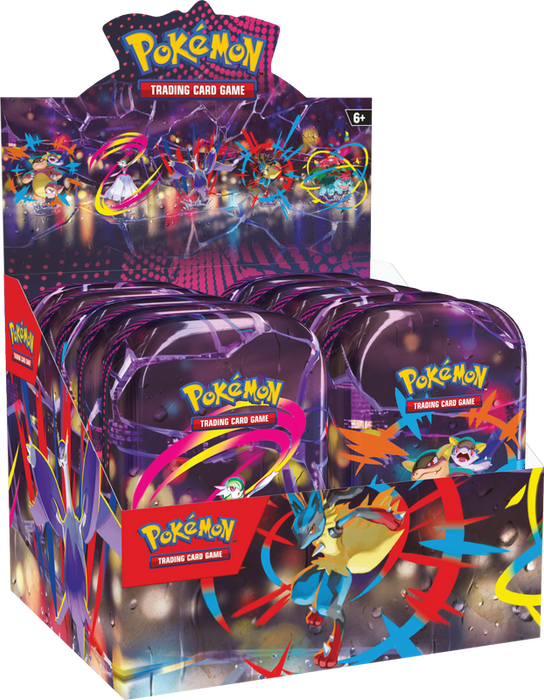 Pokemon TCG: Mega Evolution - Mega Heroes Mini Tin Display