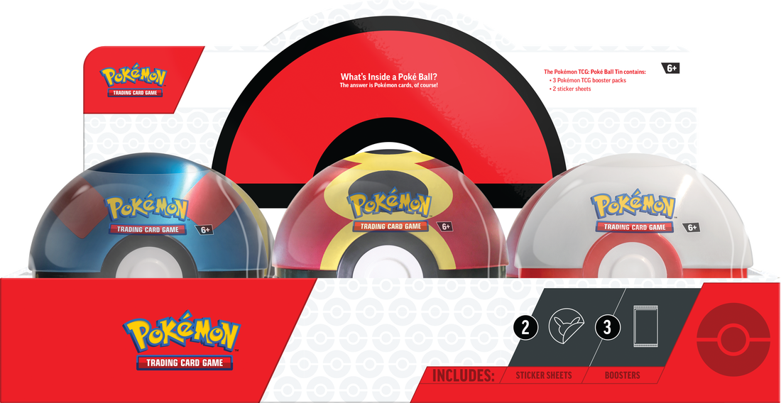 Pokemon TCG: Pokemon Pokeball Tin Q4 2025 (Set of 3)