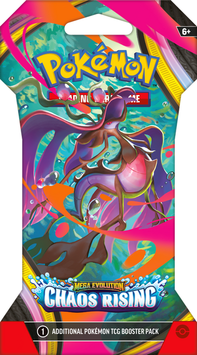 Pokemon TCG: Mega Evolution - Chaos Rising - Sleeved Boosters (Pre-Order May 22)