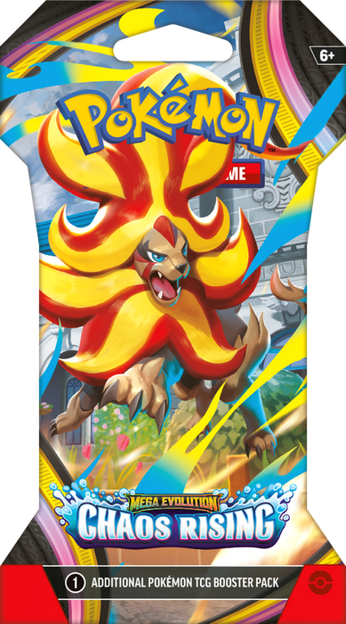 Pokemon TCG: Mega Evolution - Chaos Rising - Sleeved Boosters (Pre-Order May 22)