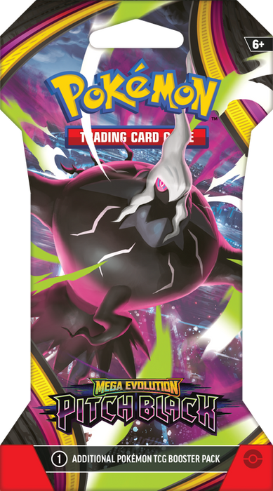 Pokemon TCG: Mega Evolution - Pitch Black - Sleeved Boosters (Pre-Order July 17)