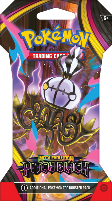 Pokemon TCG: Mega Evolution - Pitch Black - Sleeved Boosters (Pre-Order July 17)