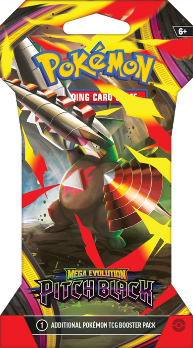 Pokemon TCG: Mega Evolution - Pitch Black - Sleeved Boosters (Pre-Order July 17)