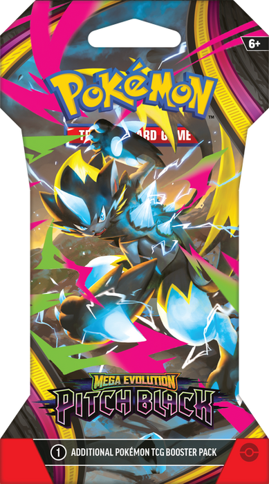 Pokemon TCG: Mega Evolution - Pitch Black - Sleeved Boosters (Pre-Order July 17)